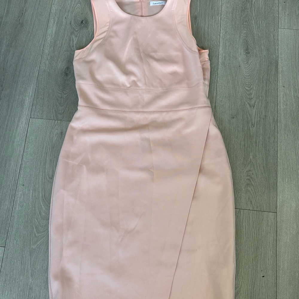 Calvin Klein Light Pink Midi Dress